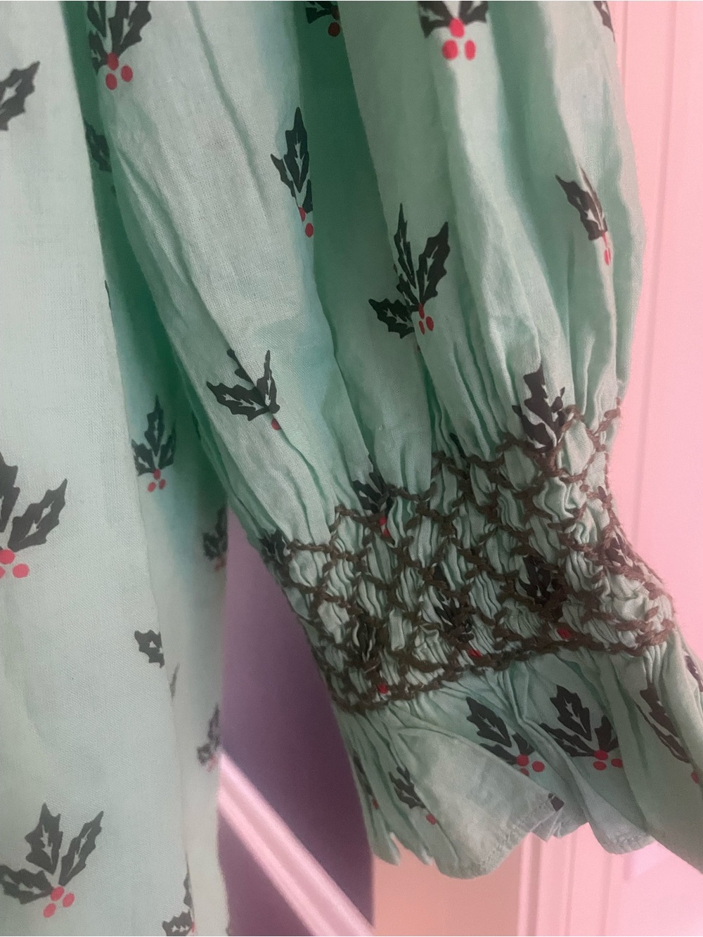 Printfresh Mint Green Embroidered Maxi Dress XL Christmas holiday - Picture 6 of 12